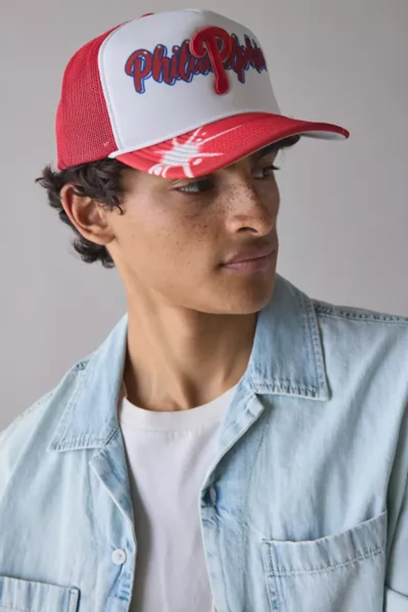 Mitchell & Ness MLB Philadelphia Phillies Airbrush Trucker Hat