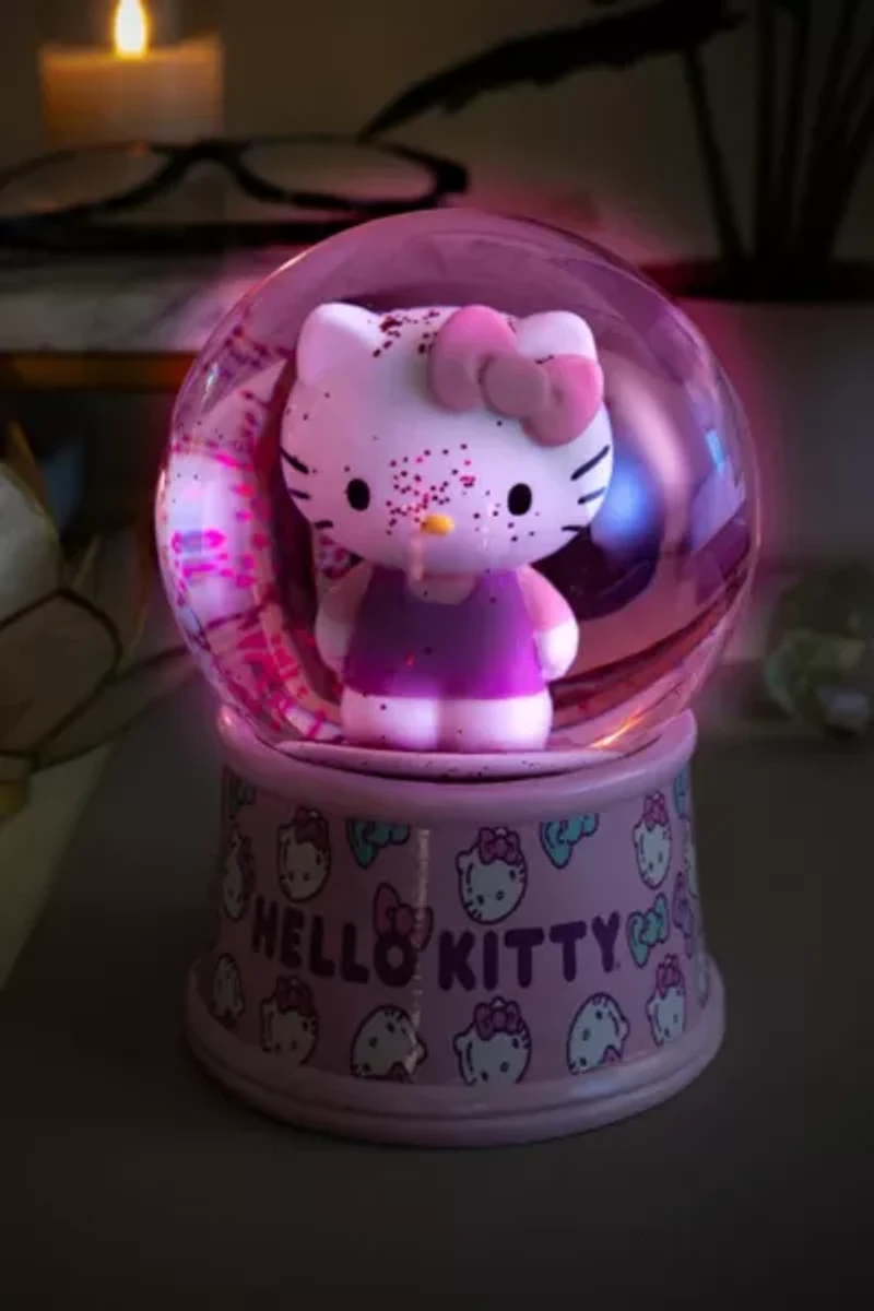 Sanrio Hello Kitty Light-Up 6" Snow Globe