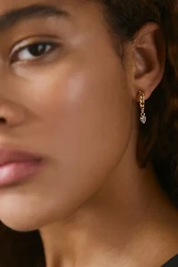 Bella Mixed Metal Rhinestone Earring Set