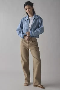 Kimchi Blue Mary Floral Embroidered Denim Jacket
