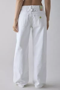 Abrand X Rip Curl White Wash 99 Low-Rise Baggy Jean