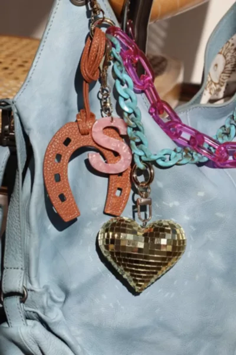 Sofiest Designs Disco Heart Keychain & Ornament