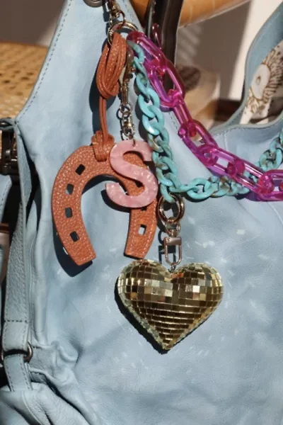 Sofiest Designs Disco Heart Keychain & Ornament