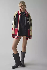 Jaded London Team 23 Knitted Zip-Up Jacket