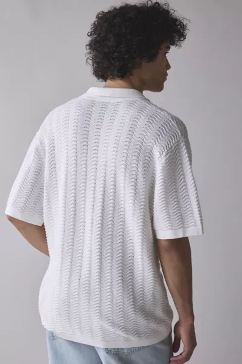 Kuwalla Tee Wave Knit Short Sleeve Shirt