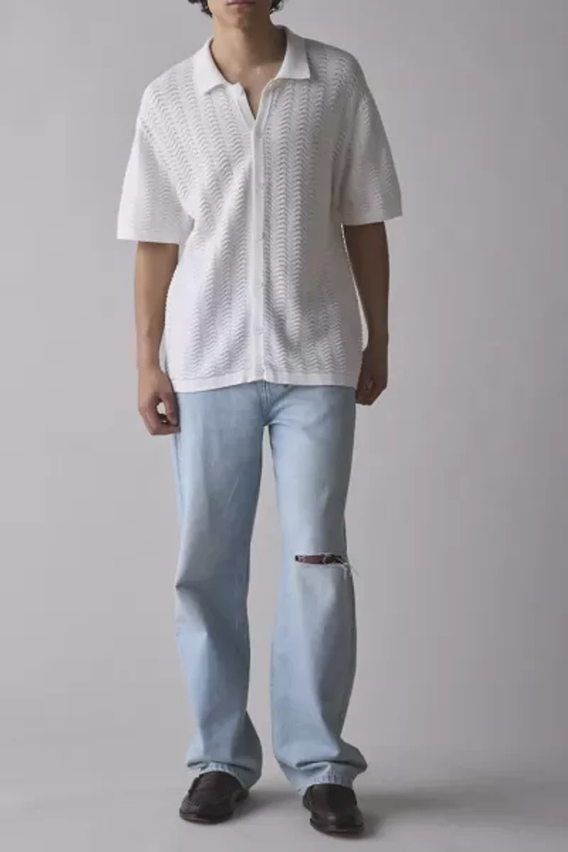 Kuwalla Tee Wave Knit Short Sleeve Shirt