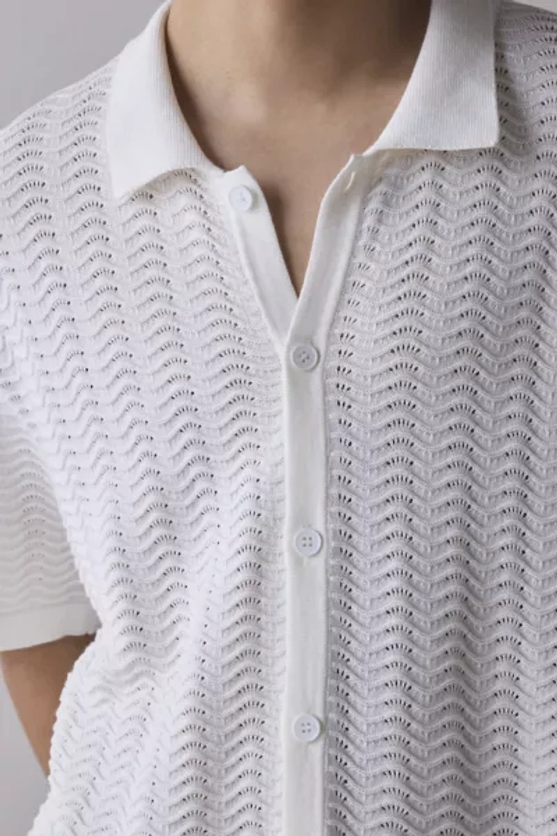 Kuwalla Tee Wave Knit Short Sleeve Shirt