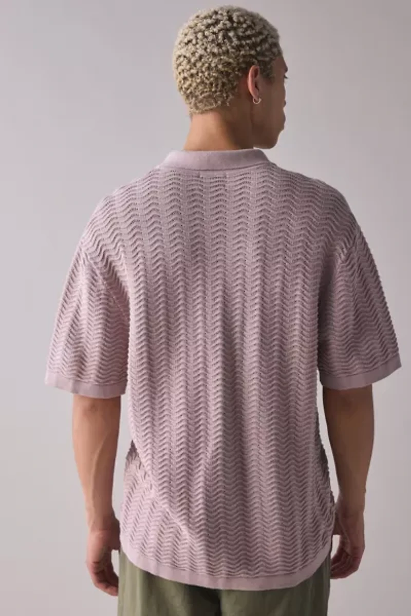 Kuwalla Tee Wave Knit Short Sleeve Shirt