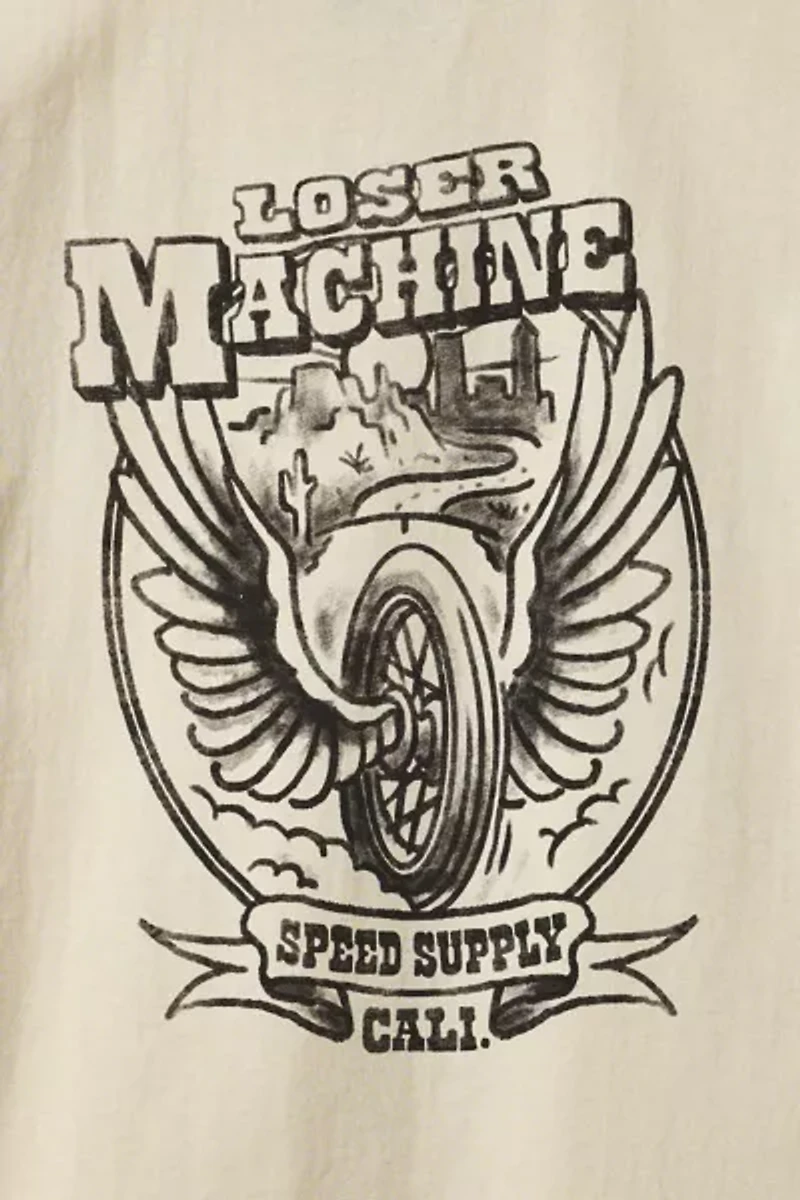Loser Machine Desert Lands Stock Graphic Tee