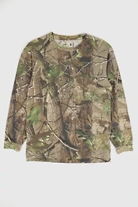 Vintage Real Tree Long Sleeve Camo Tee 03