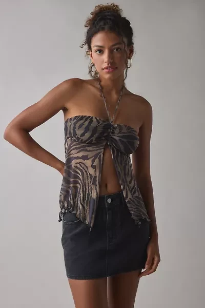 BDG Onna Denim Micro Mini Skirt