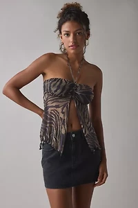 BDG Onna Denim Micro Mini Skirt