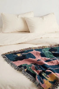 Clr Shop Flora Woven Throw Blanket