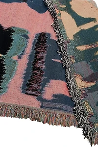 Clr Shop Flora Woven Throw Blanket