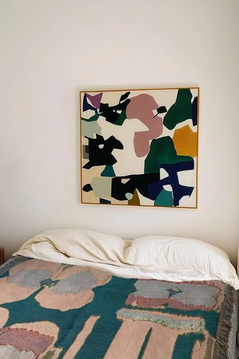 Clr Shop Flora Woven Throw Blanket