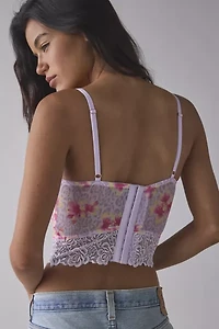 Out From Under Andrea Lace-Trim Underwire Corset Cami