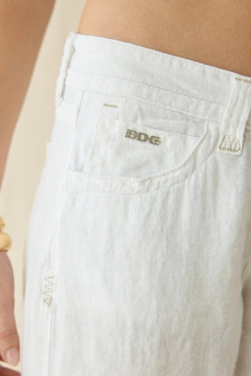 BDG Kayla Linen Low-Rise Pants