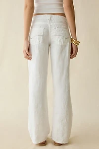 BDG Kayla Linen Low-Rise Pants