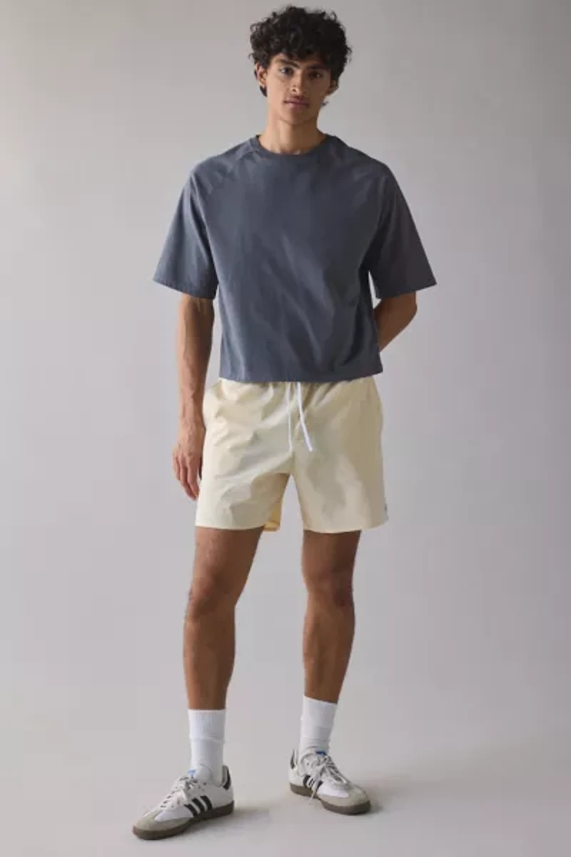 Lacoste Striped Seersucker Swim Short