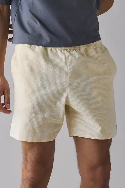 Lacoste Striped Seersucker Swim Short