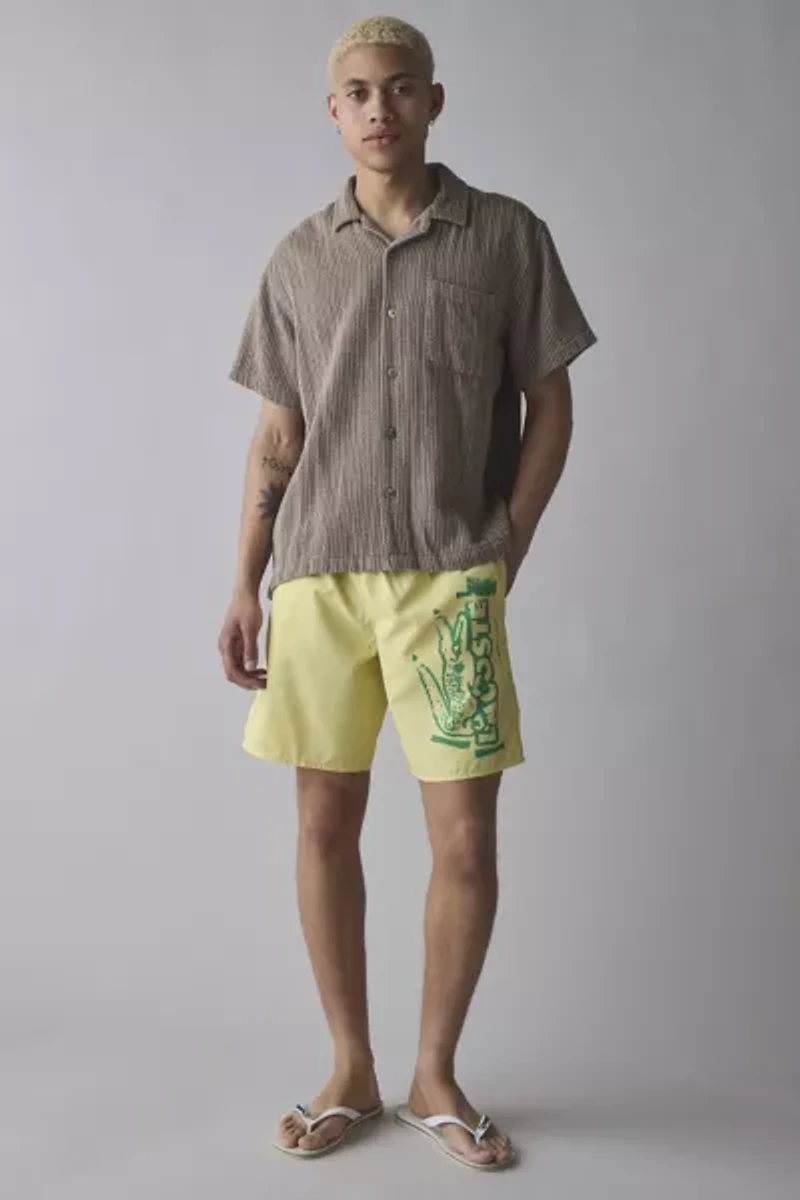 Lacoste Stamp Graphic Swim Short