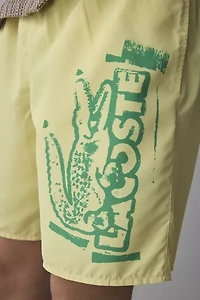 Lacoste Stamp Graphic Swim Short