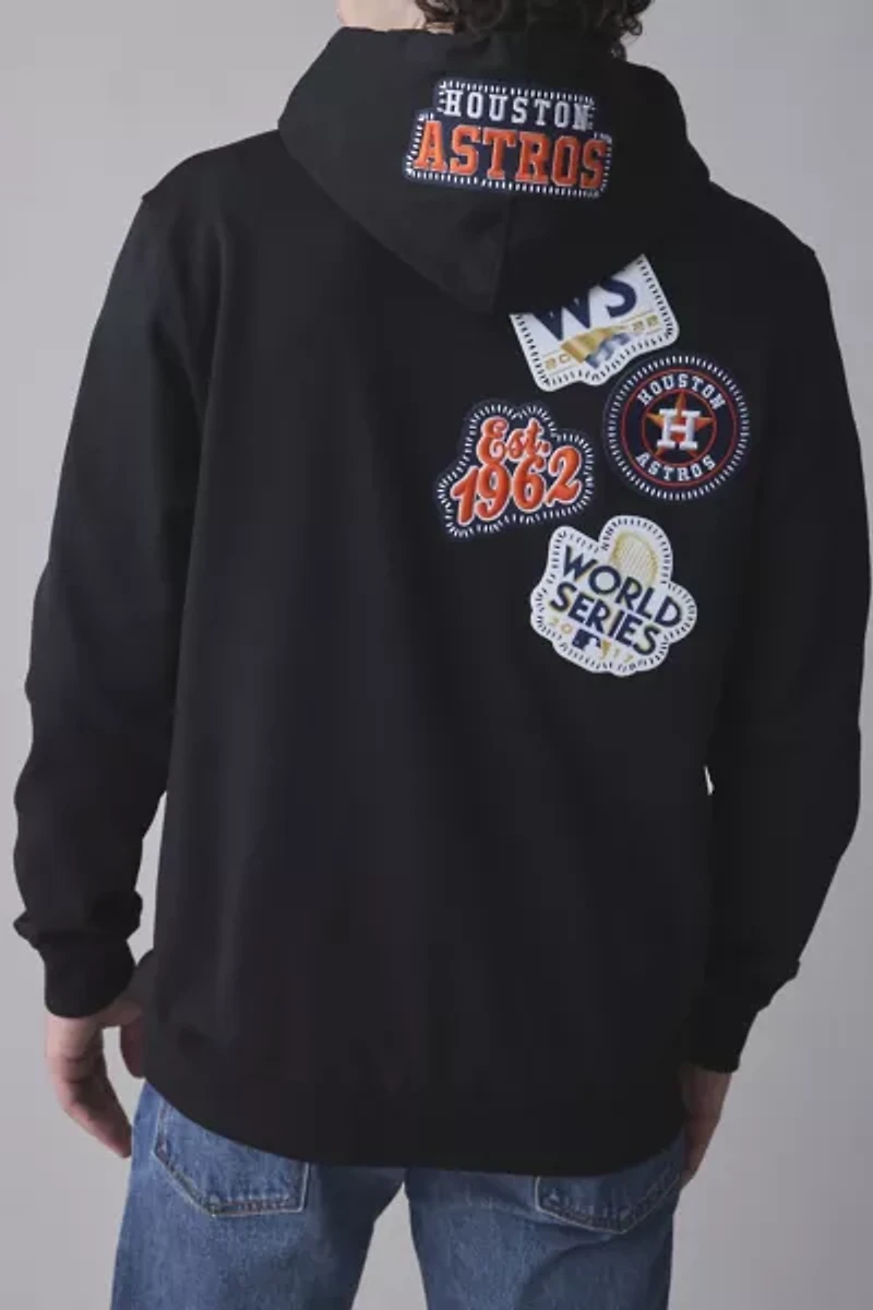Pro Standard MLB Houston Astros Pick Stitch Double Knit Hoodie Sweatshirt