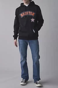 Pro Standard MLB Houston Astros Pick Stitch Double Knit Hoodie Sweatshirt