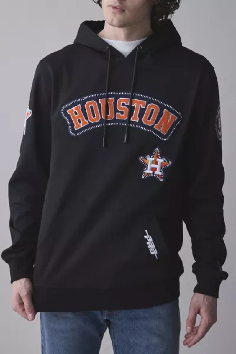 Pro Standard MLB Houston Astros Pick Stitch Double Knit Hoodie Sweatshirt