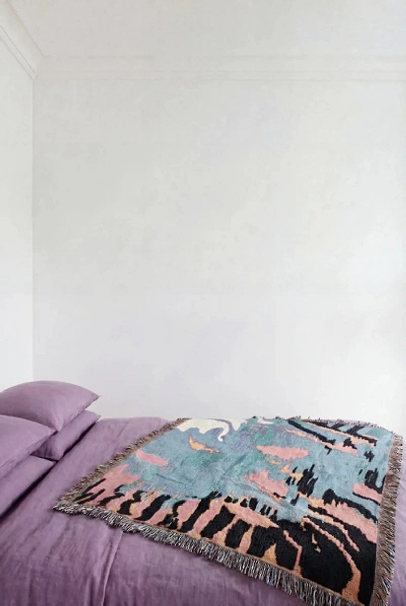 Clr Shop Melt Woven Throw Blanket