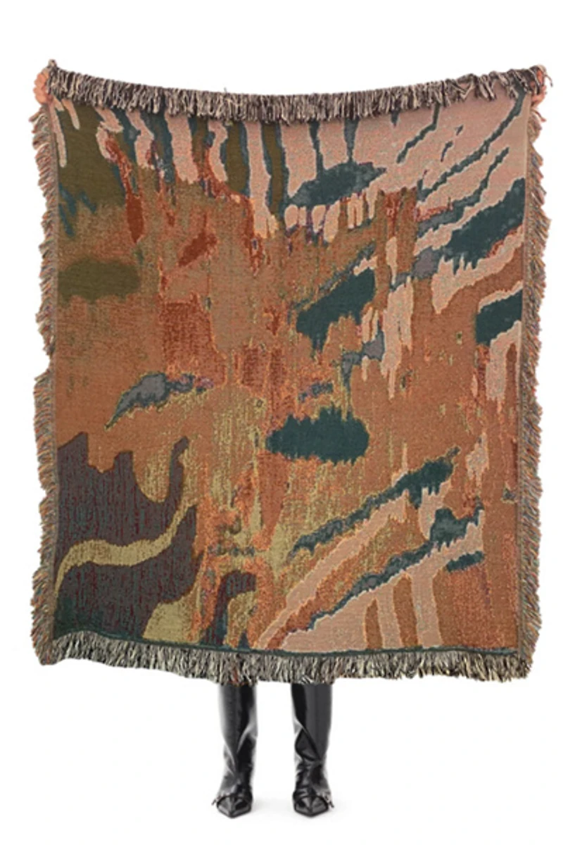 Clr Shop Melt Woven Throw Blanket