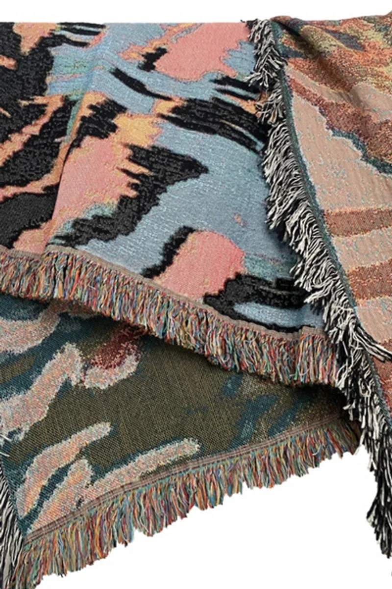 Clr Shop Melt Woven Throw Blanket
