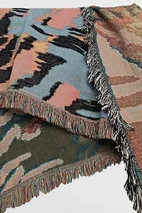 Clr Shop Melt Woven Throw Blanket