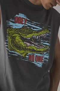 OBEY UO Exclusive Alligator Graphic Cutoff Muscle Tee