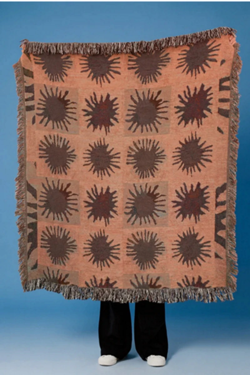Clr Shop Sunburst Woven Throw Blanket