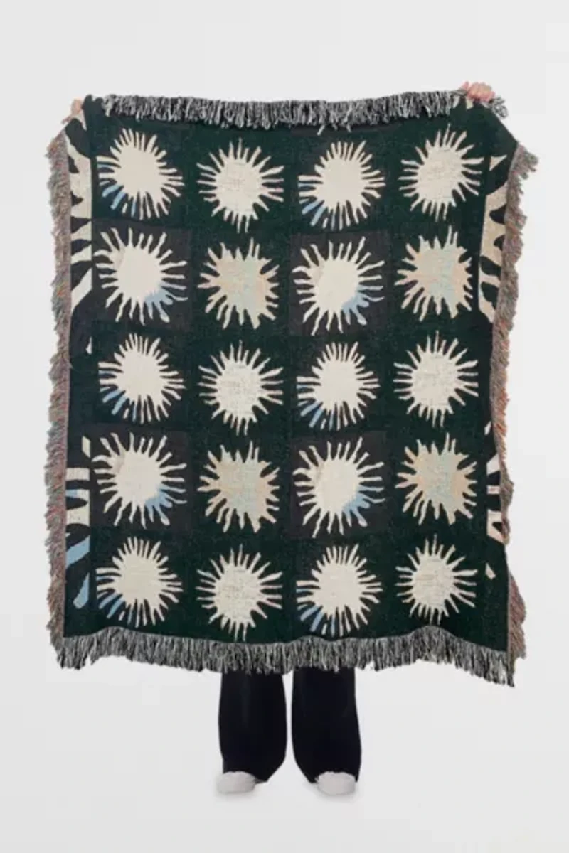 Clr Shop Sunburst Woven Throw Blanket