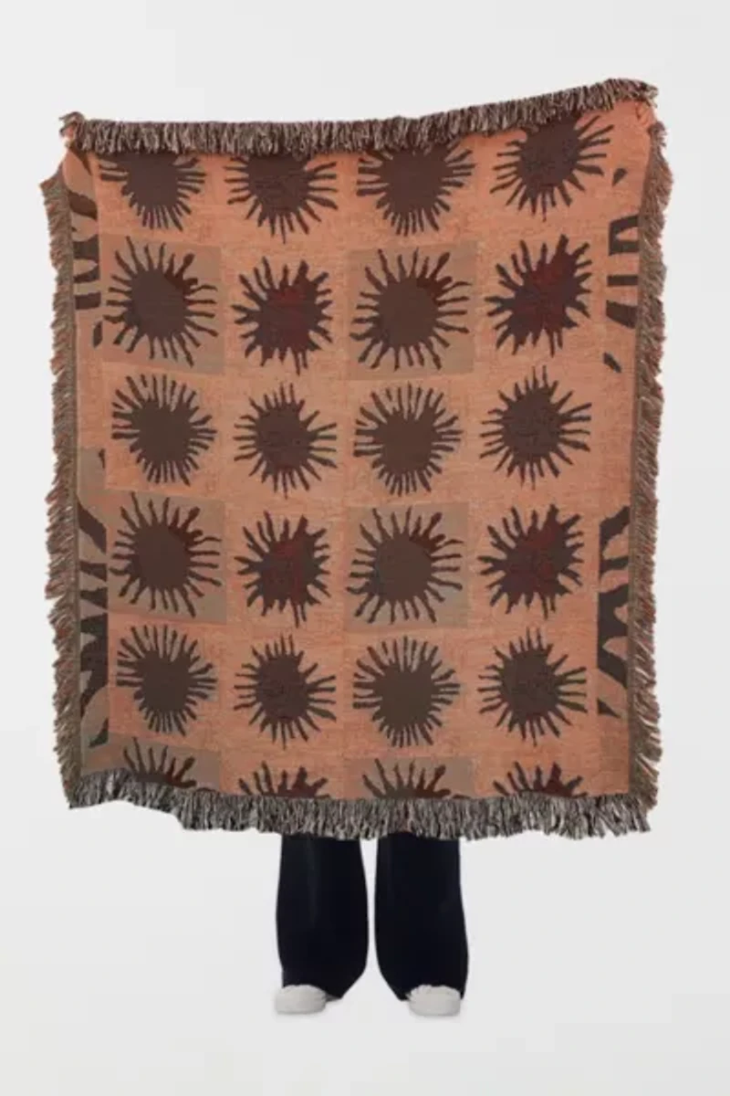 Clr Shop Sunburst Woven Throw Blanket