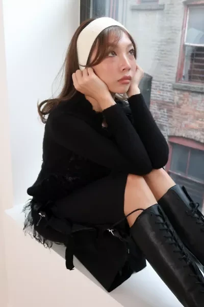 Arc and Bow Soft Rib Headband