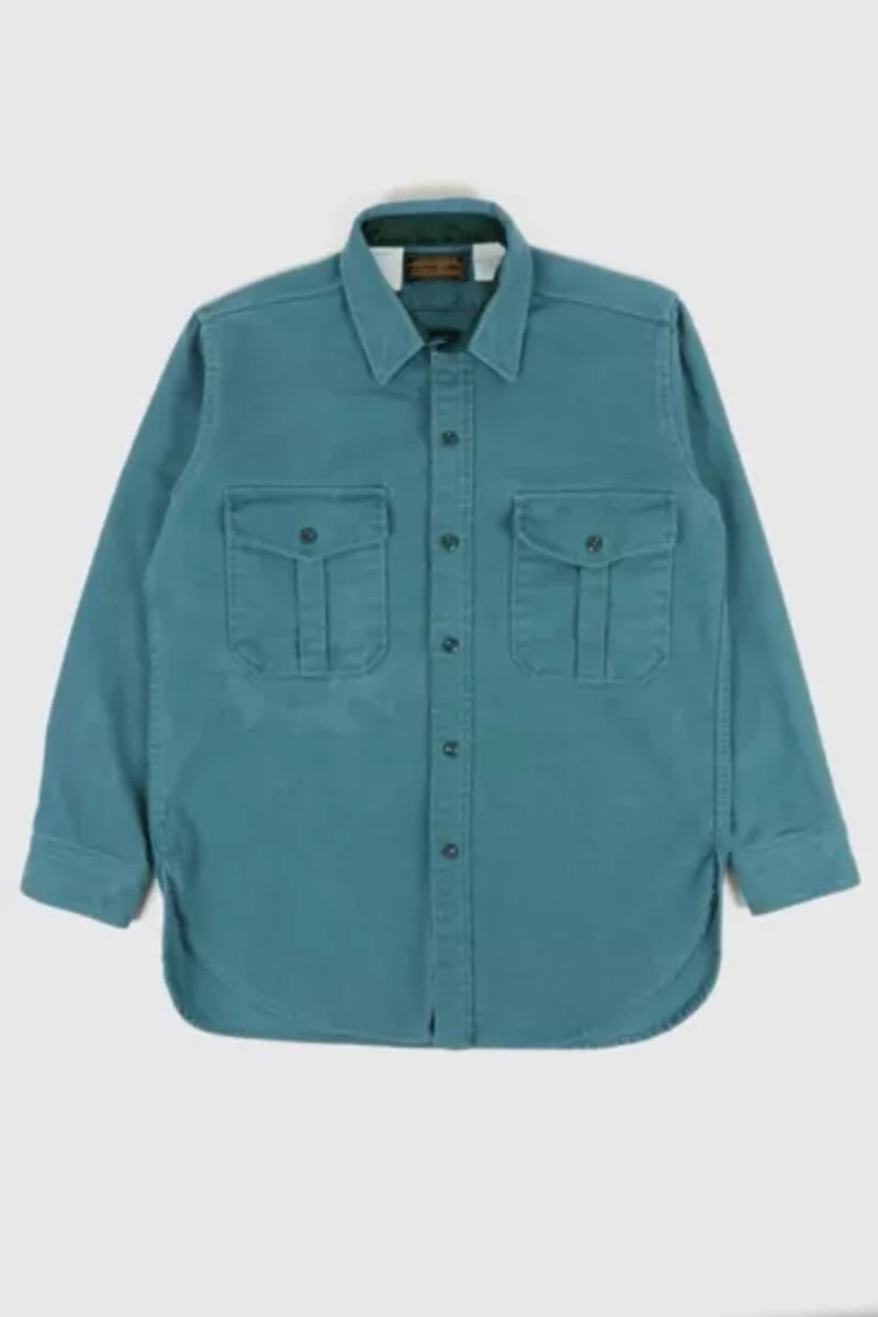 Vintage Eddie Bauer Flannel Button-Down Shirt