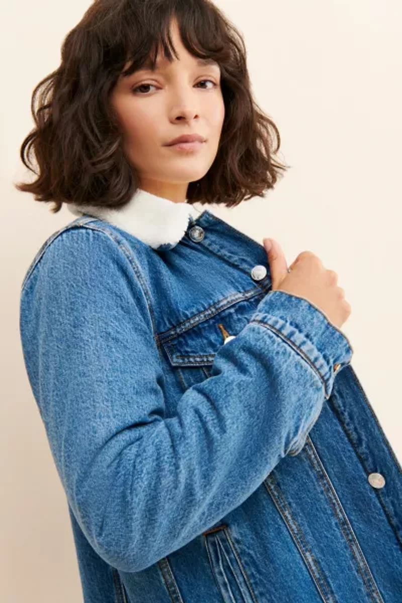 Juicy Couture Trucker Fleece Jacket