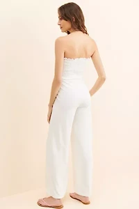 Juicy Couture Smocked Velour Jumpsuit