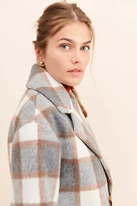 Glamorous Classic Checks Coat