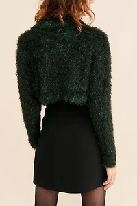 Sherrie Sparkly Cropped Cardigan