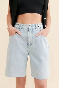 ZGY Denim High-Rise Loose Shorts