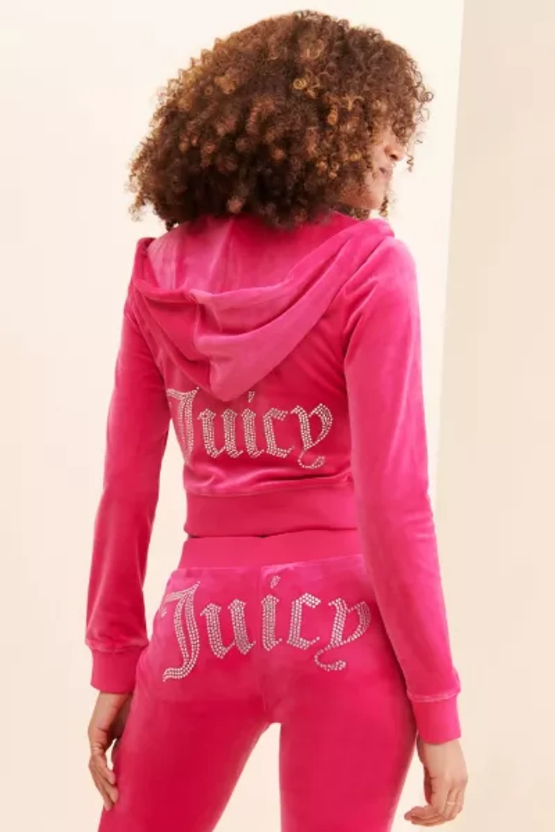 Juicy Couture Bling Drawstring Hoodie