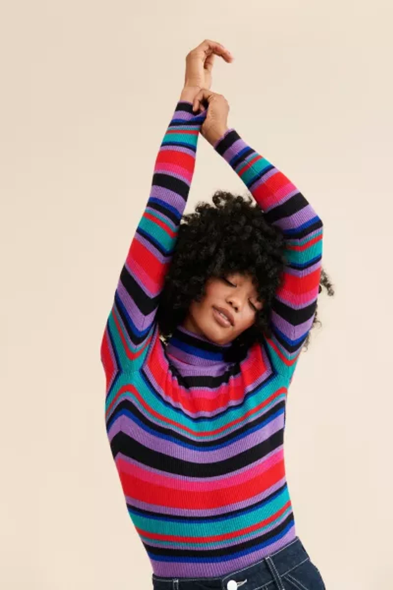 Molly Bracken Striped Knitted Sweater