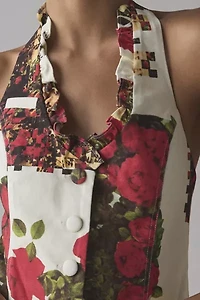 House Of Sunny The Rose Garden Halter Waistcoat