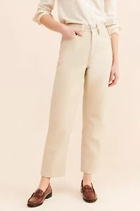 Blue Revival Unreal Vegan Leather Straight Pants