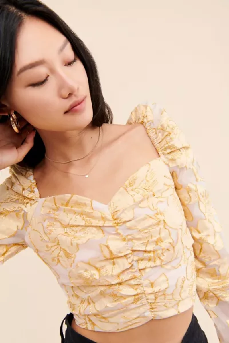 Glamorous Golden Hour Top