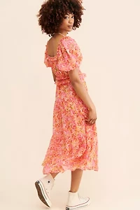 NSR Watercolor Floral Dress